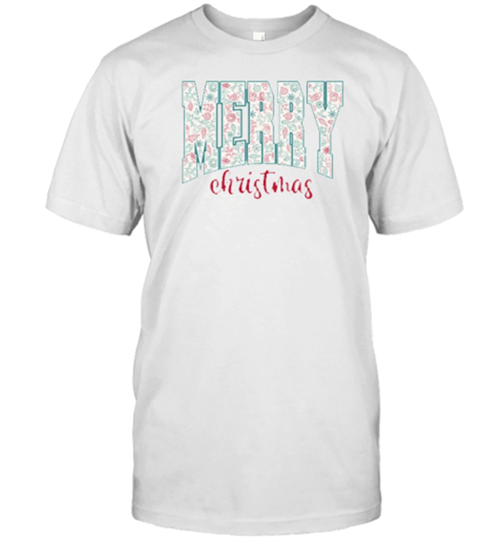 merry-christmas-flower-teacher-t-shirt-58cj8uz6 Merry Christmas Flower Teacher T-Shirt