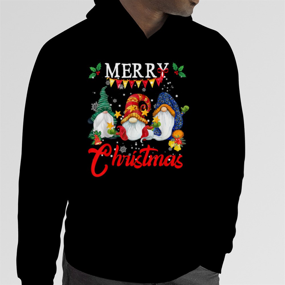 Merry Christmas Gnomies Christmas Gnome Xmas Women T-Shirt B0BM9P2GZC