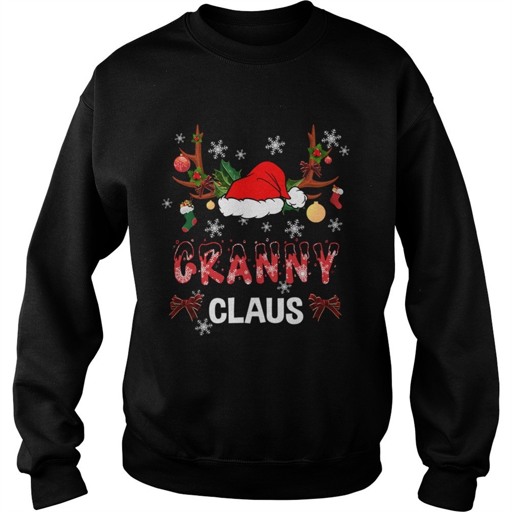 Merry Christmas Granny Claus Hat Santa TShirt
