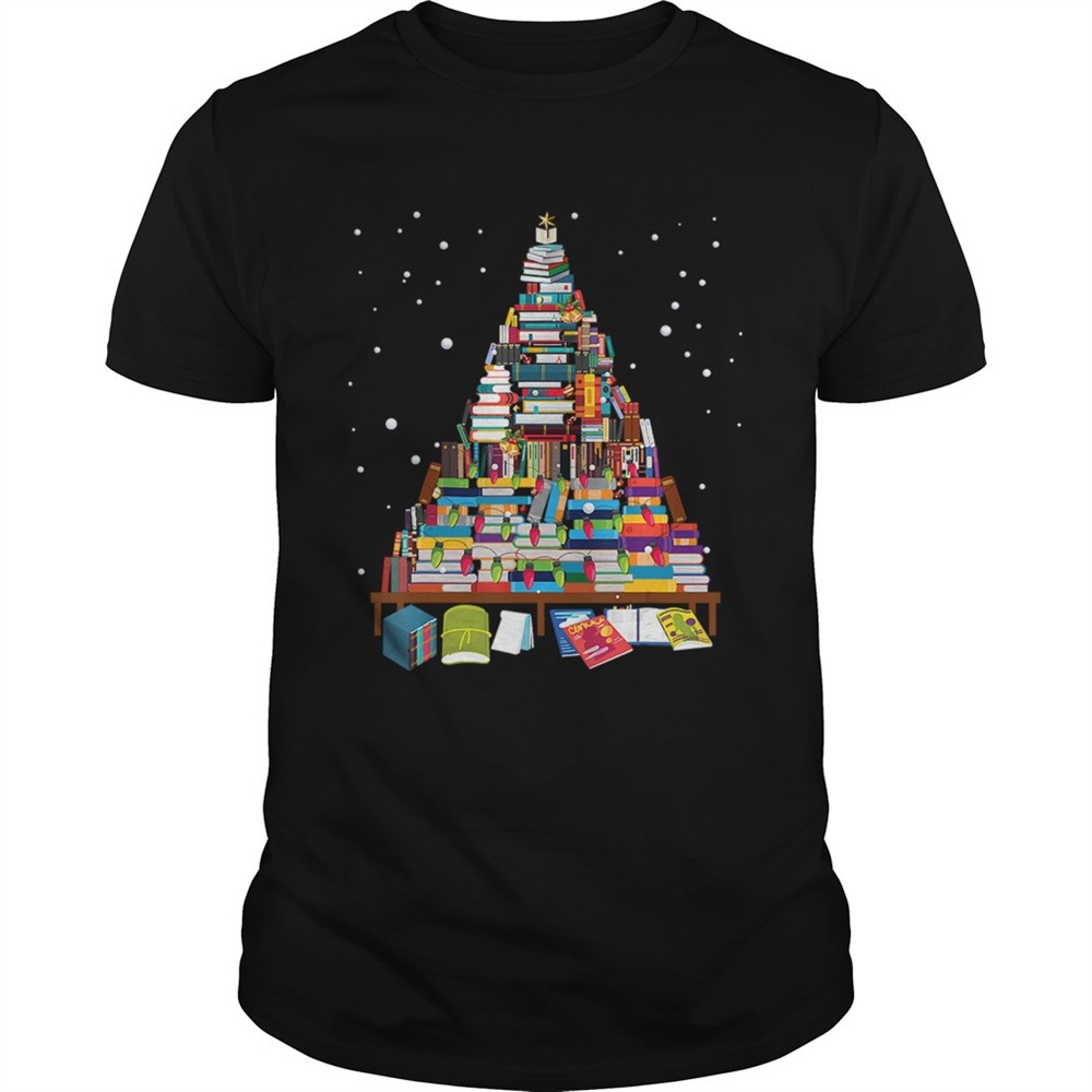 merry-christmas-library-tree-gift-for-book-lover-librarian-shirt-jbvd38fj Merry Christmas Library Tree Gift For Book Lover Librarian shirt