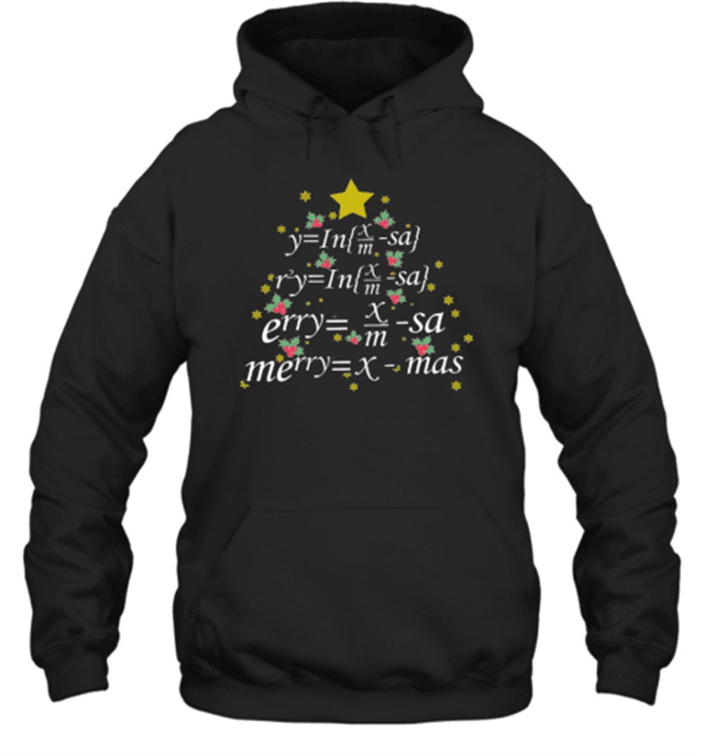 Merry Christmas Math Equation Teacher T-Shirt