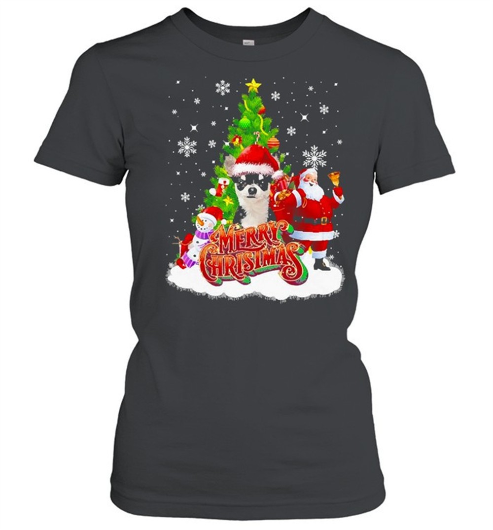 merry-christmas-santa-claus-black-chihuahua-sweater-shirt-3sw57vpn Merry Christmas Santa Claus Black Chihuahua Sweater Shirt