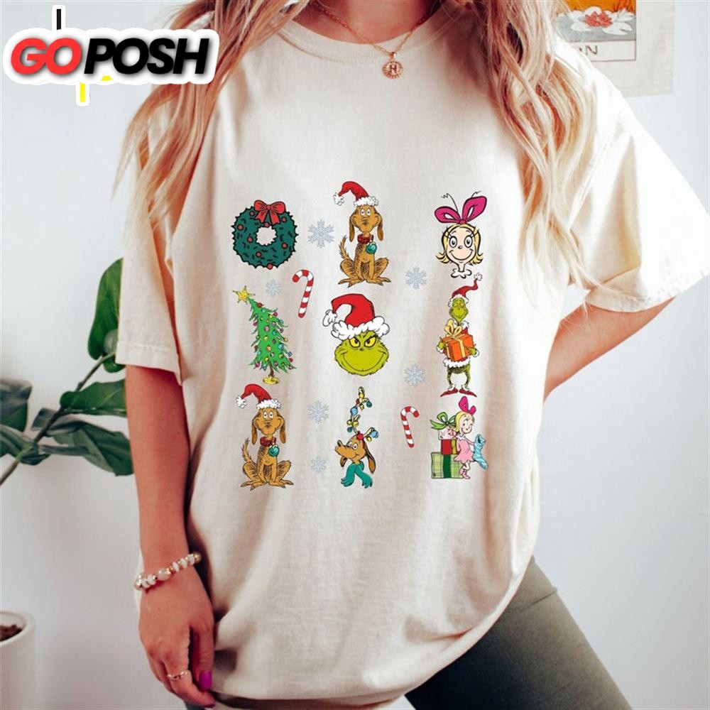 Merry Christmas Shirt, Retro Christmas Shirt, Christmas Shirt, Merry Grinchmas Shirt