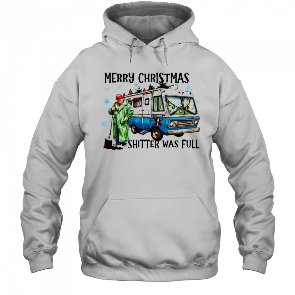 Merry Christmas Shitter was Full Trump President shirt
