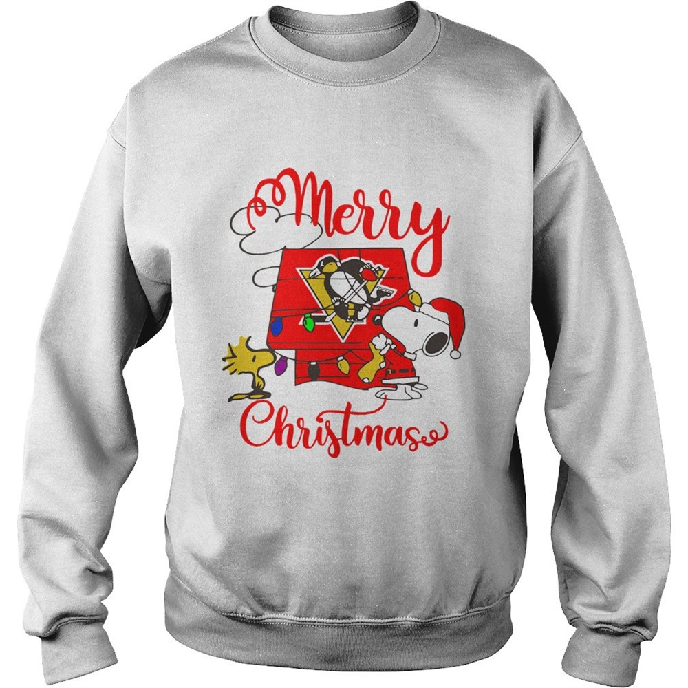 Merry Christmas Snoopy Pittsburgh Penguins shirt