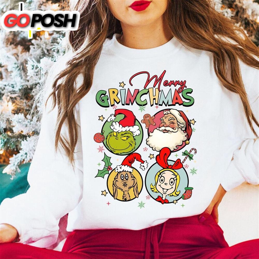 Merry Grinchmas Shirt, The Eras Tour Shirt, Grinc Sweatshirt, Grinc Tour Shirt, Grinc Christmas Sweatshirt, Funny Grinc Shirt