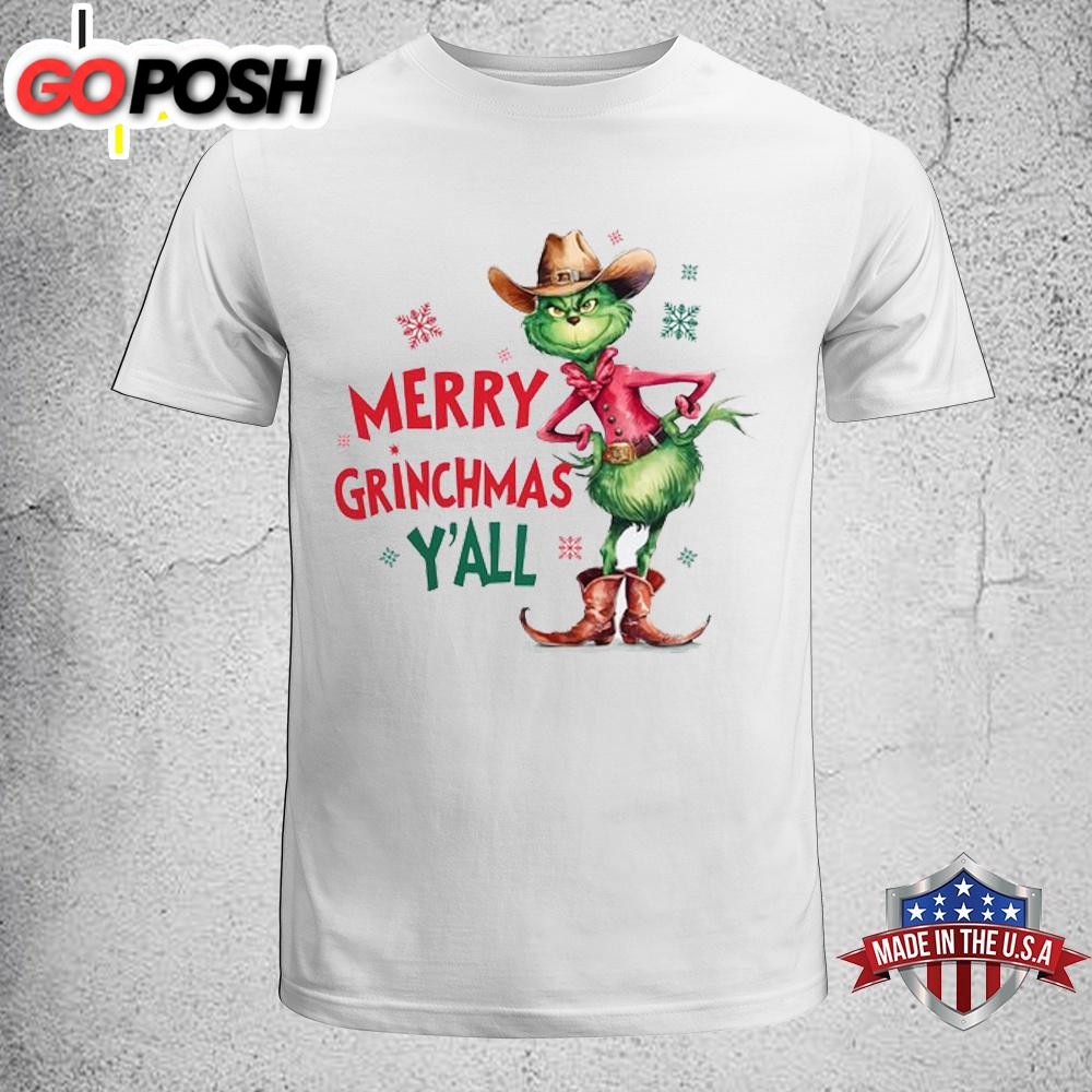Merry Grinchmas Y’all Unisex T-Shirt