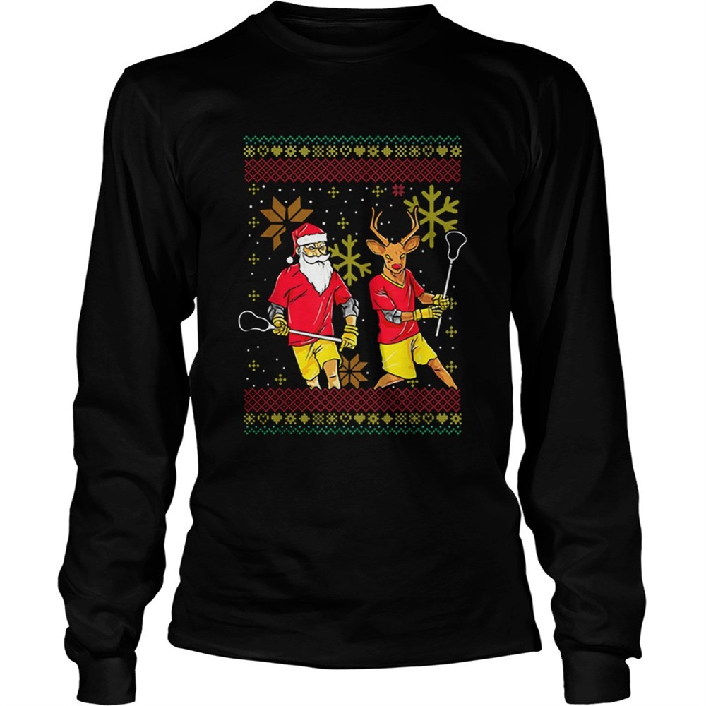 merry-laxmas-christmas-lacrosse-player-reindeer-santa-claus-ugly-shirt-cs0cxrou Merry Laxmas Christmas Lacrosse Player Reindeer Santa Claus Ugly shirt