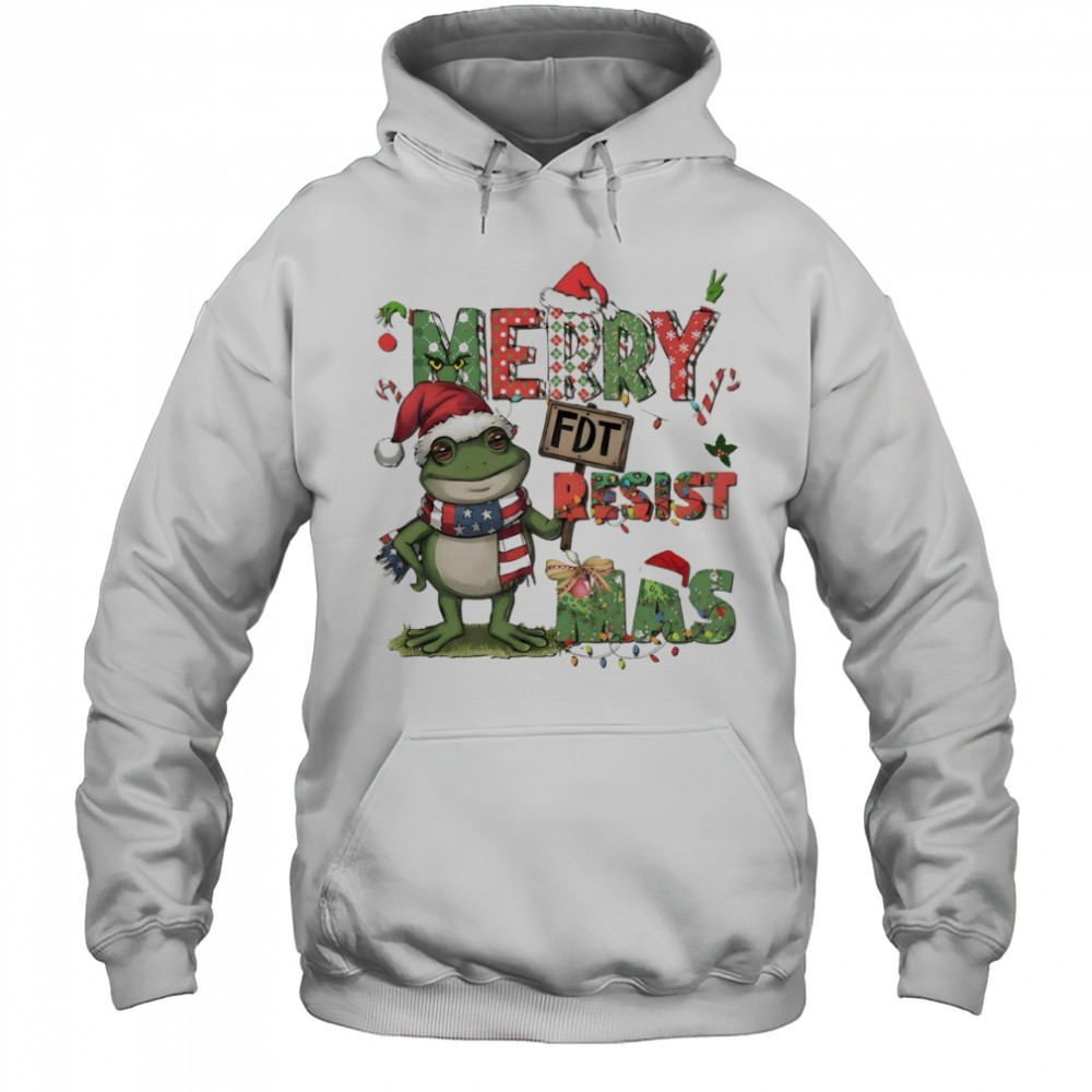 Merry Resistmas Portland Frog FDT Merry Christmas Merry Christmas 2025 shirt