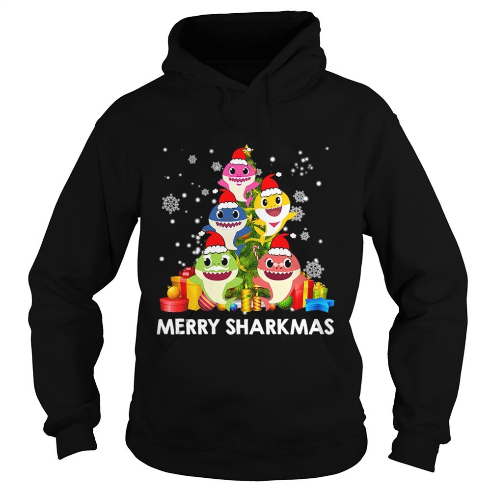 merry-sharkmas-shark-santa-ugly-christmas-lights-boys-xmas-shirt-n42fzw8r Merry Sharkmas Shark Santa Ugly Christmas Lights Boys Xmas shirt