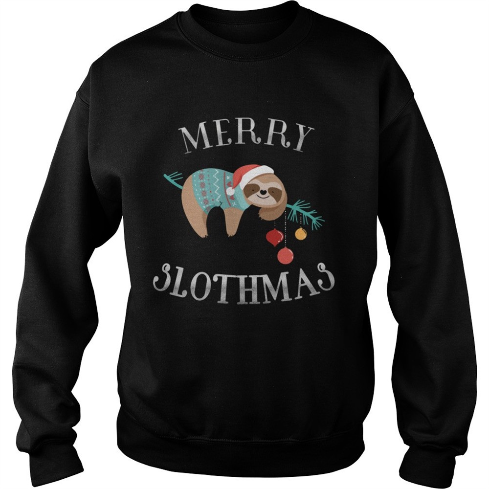 Merry Slothmas Funny Christmas for Sloth Lovers shirt