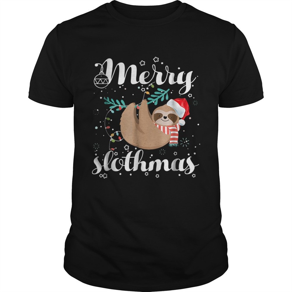 merry-slothmas-t-shirt-christmas-pajama-for-sloth-lovers-tshirt-b17y65pq Merry Slothmas T Shirt Christmas Pajama for Sloth Lovers TShirt