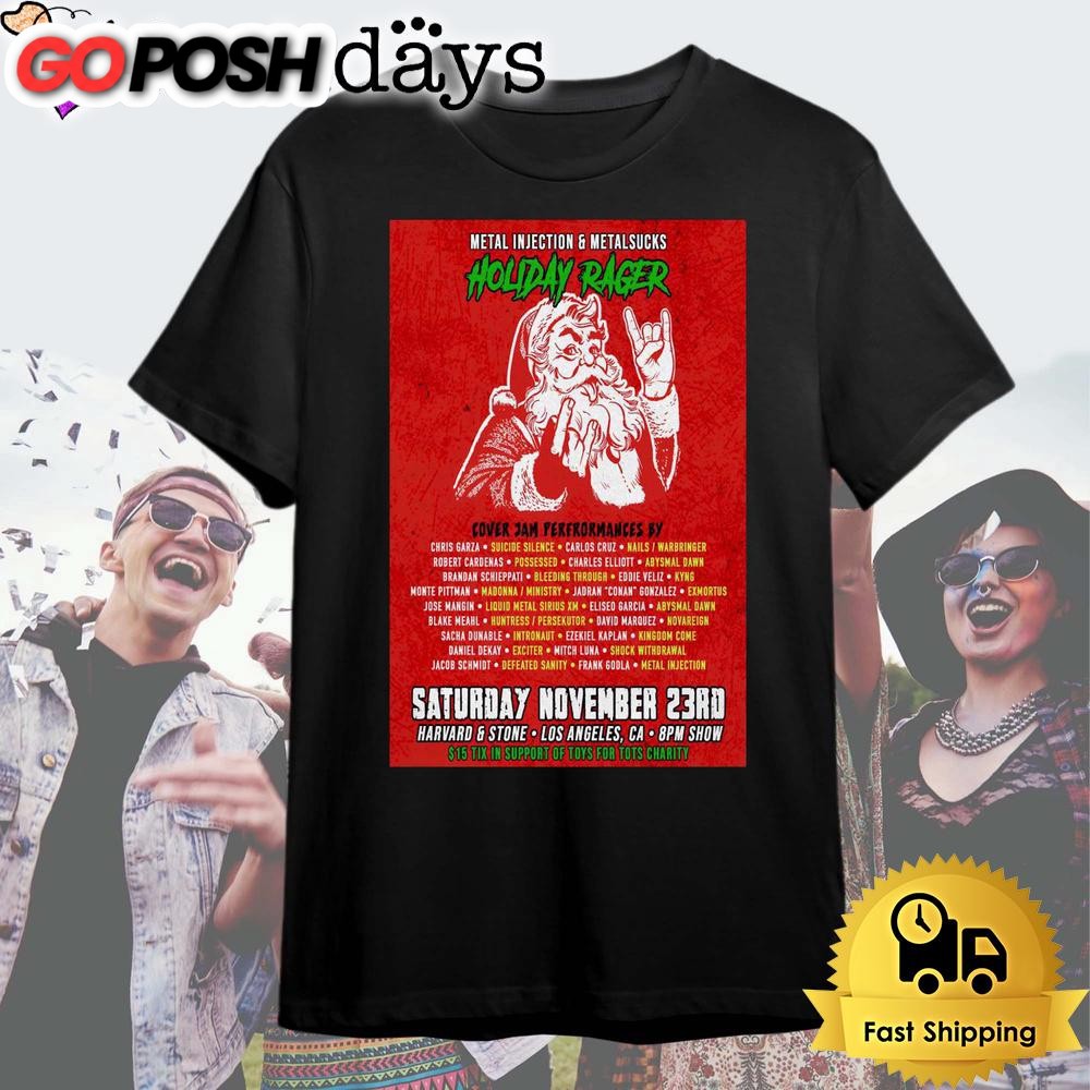 Metal Injection Harvard And Stone Los Angeles, CA Nov 23 2024 T Shirt
