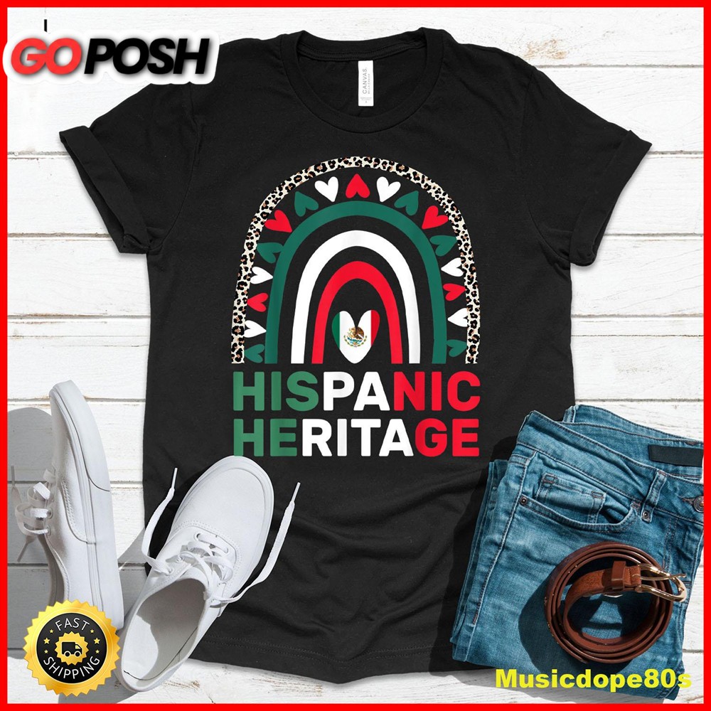 Mexican Flag Hispanic Heritage Month Mexico T-Shirt