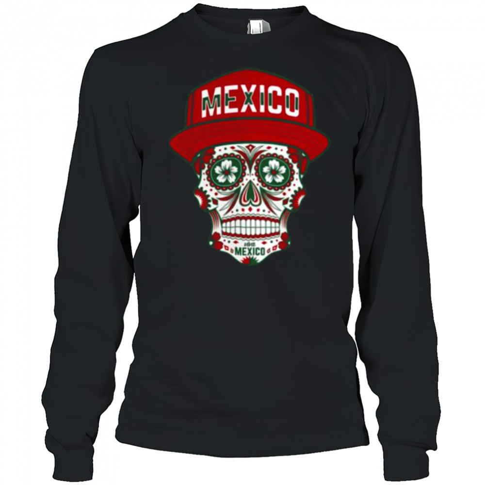 mexico-branded-sugar-skull-black-shirt-pyy4droi Mexico Branded Sugar Skull Black Shirt