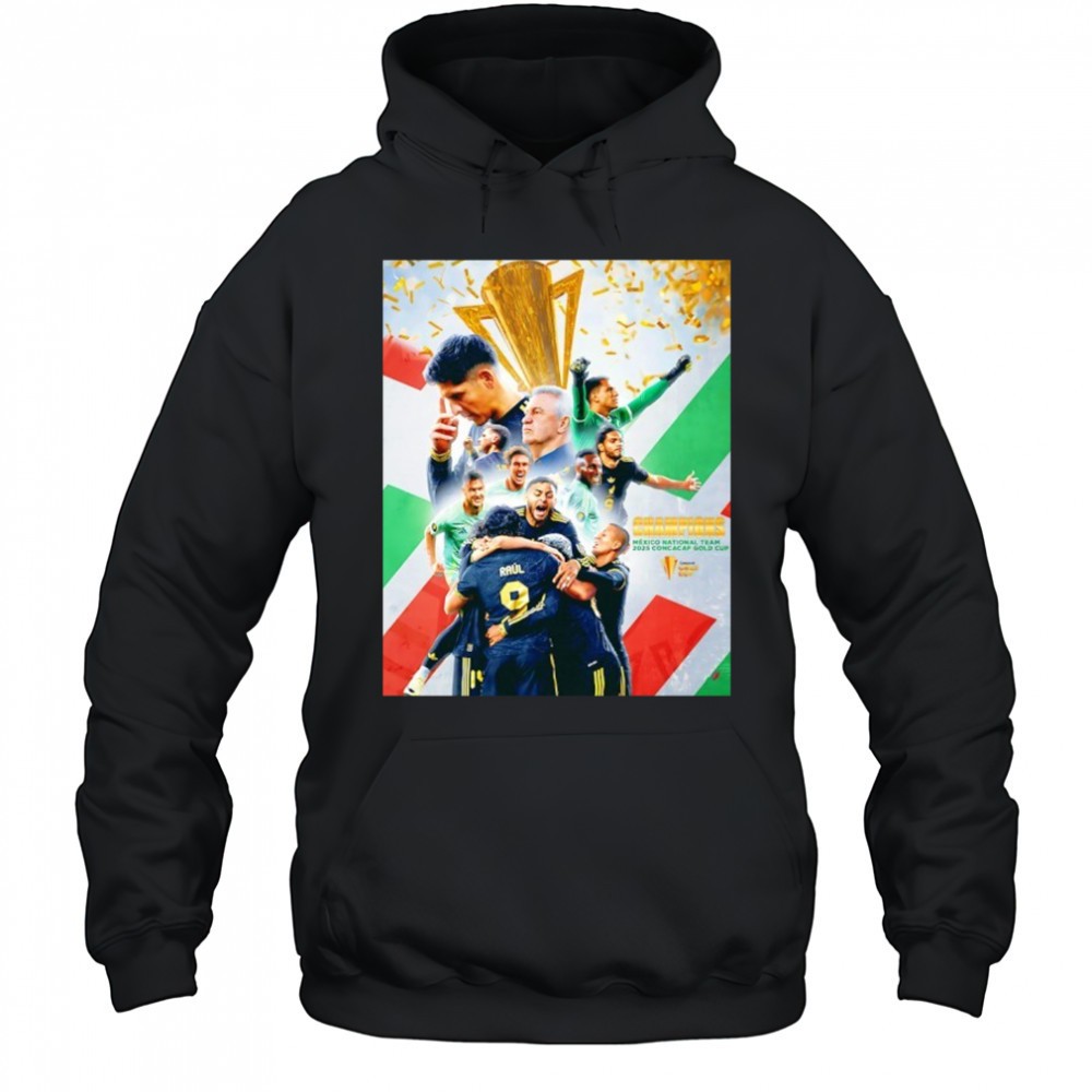 Mexico Crowned Gold Cup Champions 2025 shirt