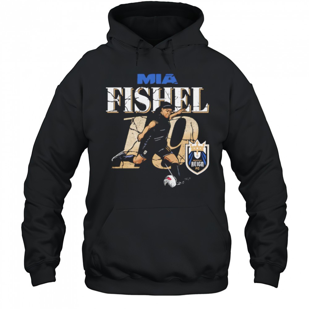 Mia Fishel Seattle Reign Cracked Number 19 American soccer player shirt