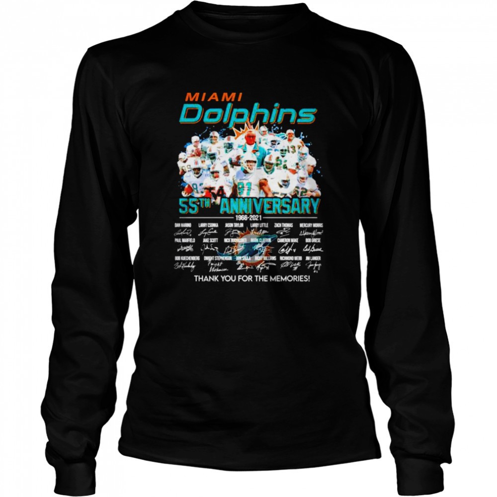 miami-dolphins-55th-anniversary-1966-2021-thank-you-for-the-memories-signatures-ssh058eb Miami Dolphins 55th anniversary 1966 2021 thank you for the memories signatures shirt