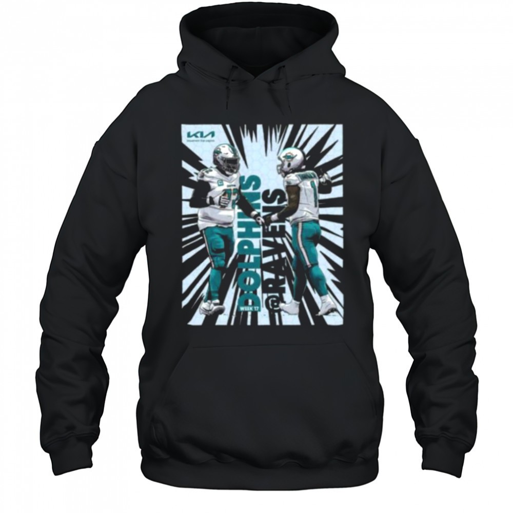 Miami Dolphins And Ravens Week 17 Shirt