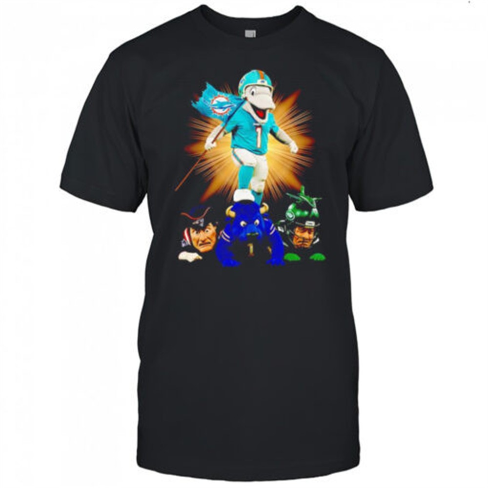 miami-dolphins-mascot-standing-with-flag-shirt-7cxdd5tf Miami Dolphins mascot standing with flag shirt