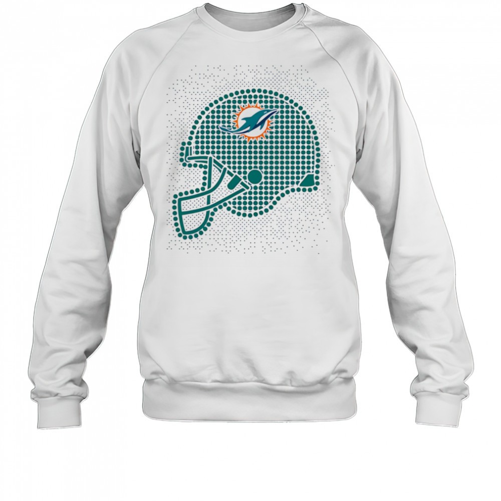 miami-dolphins-polka-dots-helmet-shirt-5vbf33gu Miami Dolphins polka dots helmet shirt