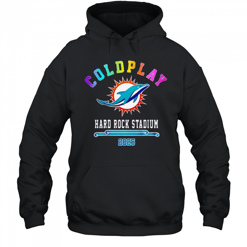 Miami Dolphins X Coldplay Special Edition 2025 T-Shirt