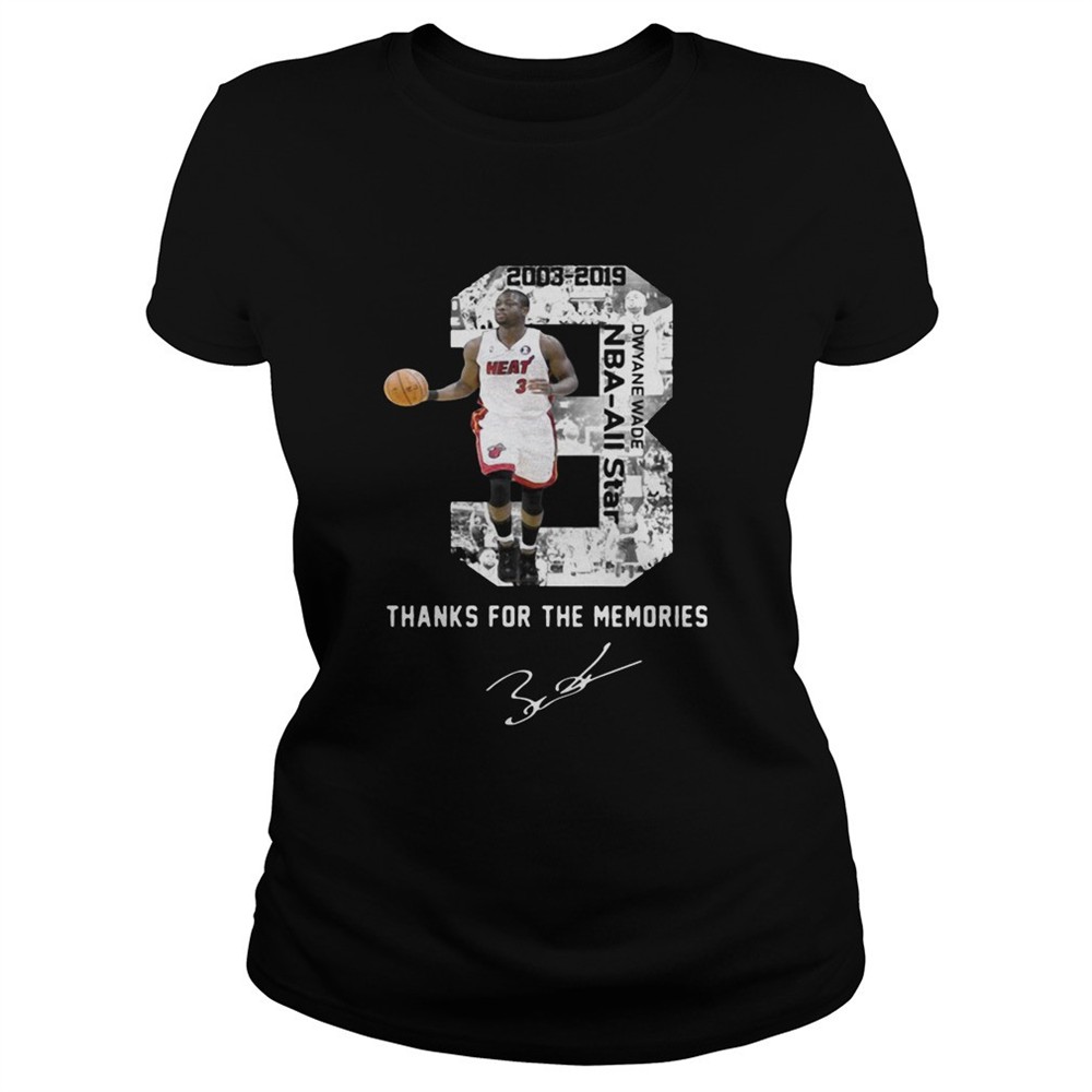 Miami Dwyane Wade Thank You For The Memories tshirt