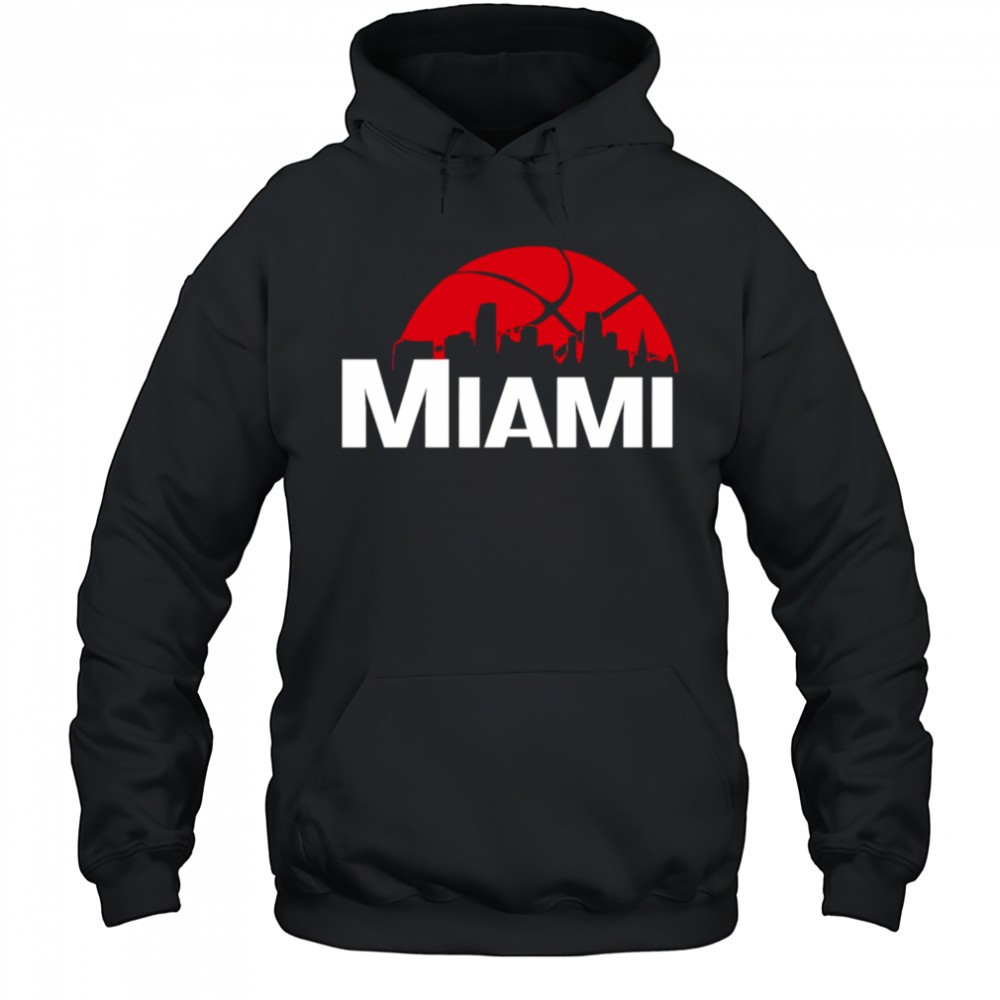 Miami Heat Cityscape Skyline style 2025 shirt
