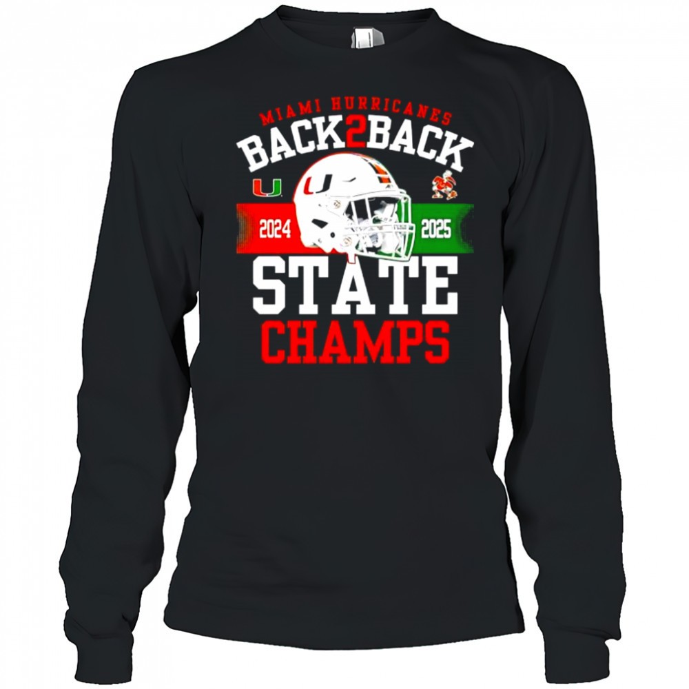 miami-hurricanes-black-back-2-back-state-champs-2025-shirt-hllembod Miami Hurricanes Black Back 2 Back State Champs 2025 shirt