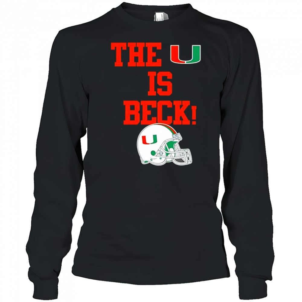 miami-hurricanes-football-the-u-is-beck-helmet-shirt-lhwlfnpa Miami Hurricanes football the U is beck helmet shirt
