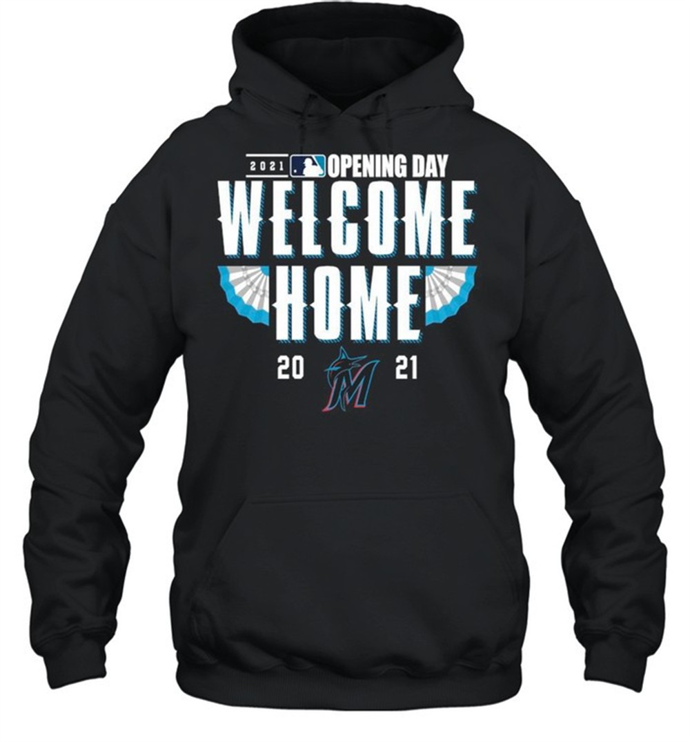 Miami Marlins 2021 Opening day welcome home shirt