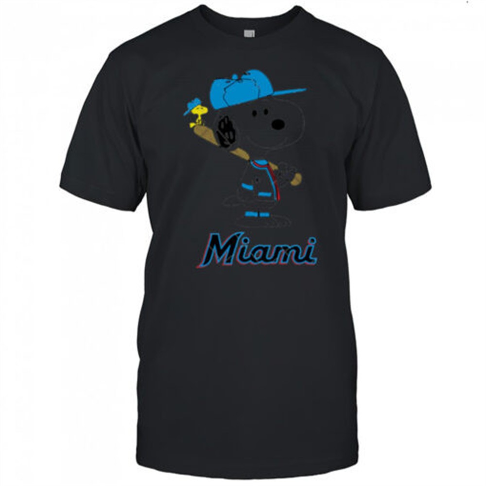 miami-marlins-snoopy-baseball-funny-cartoon-shirt-qn2kvixr Miami Marlins Snoopy Baseball funny cartoon shirt