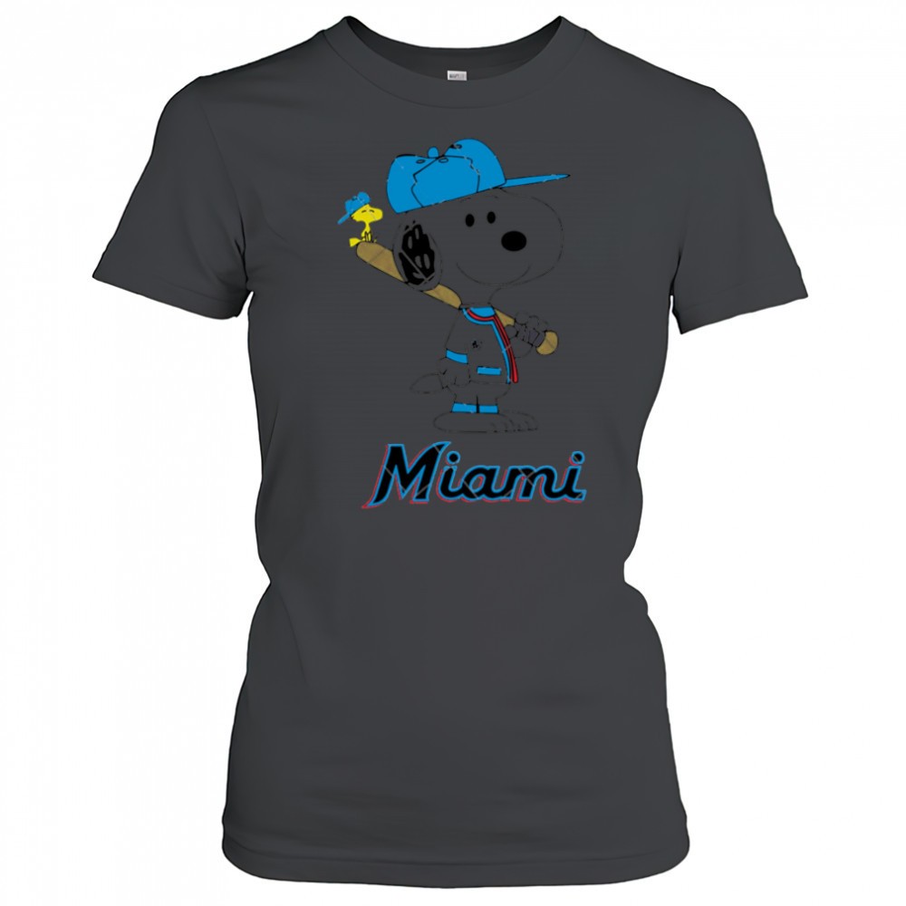 miami-marlins-snoopy-baseball-funny-cartoon-shirt-qn2kvixr Miami Marlins Snoopy Baseball funny cartoon shirt
