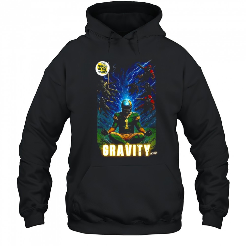 Micah Parsons Gravity Green Bay Packers Gravity comic shirt