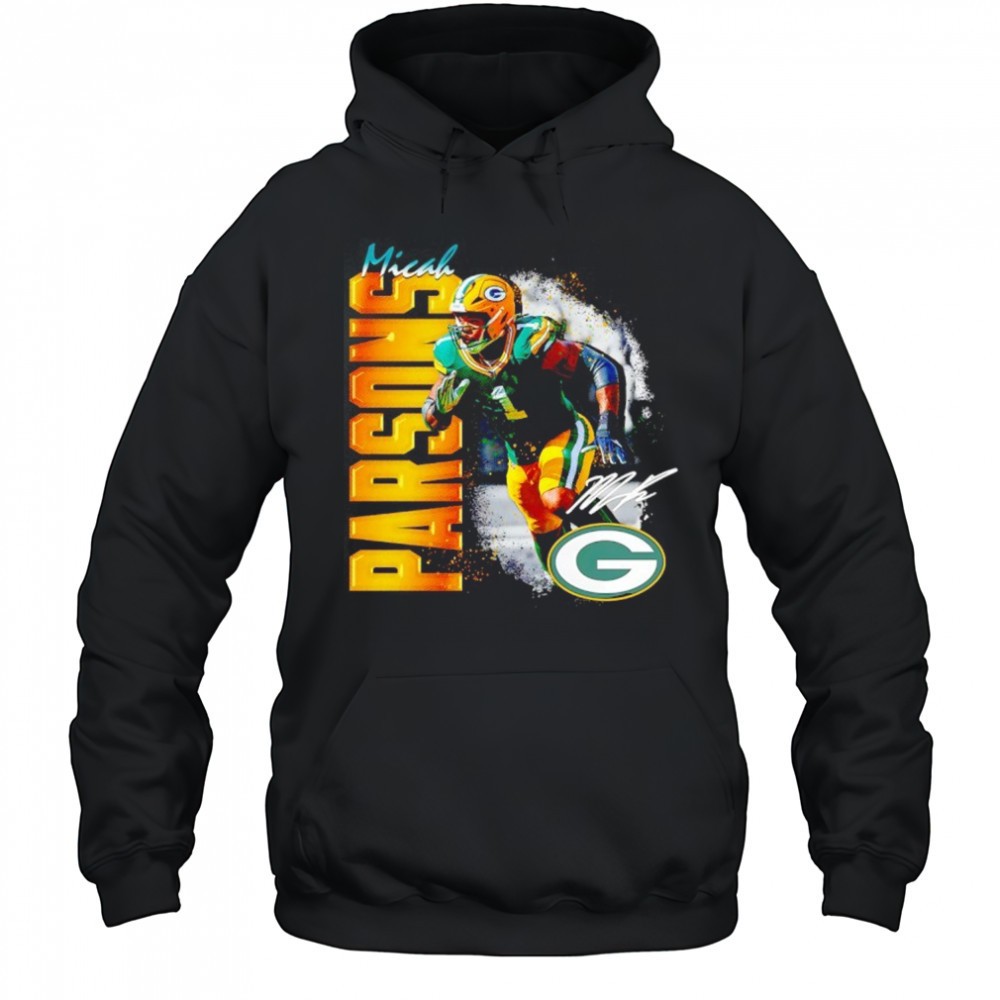 Micah Parsons Green Bay Packers football signature graphic shirt