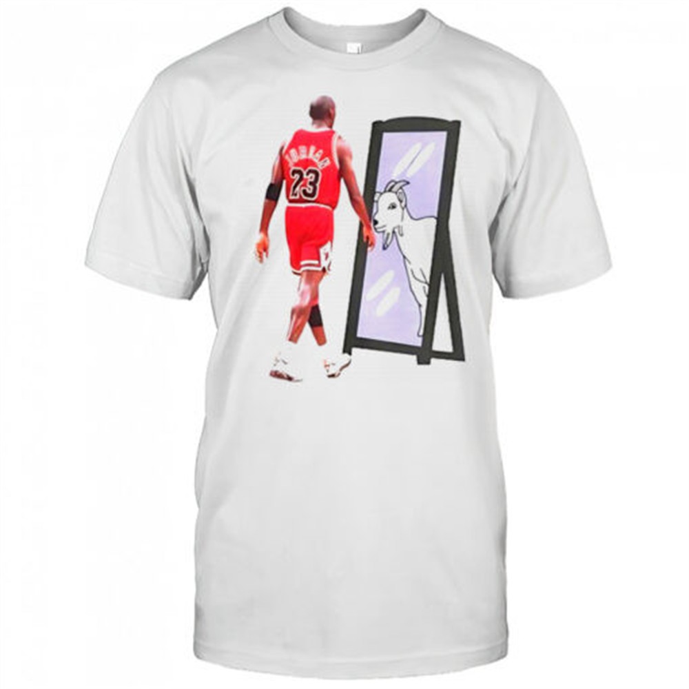 michael-jordan-goat-mirror-t-shirt-cbkeun2u Michael Jordan Goat Mirror T-Shirt