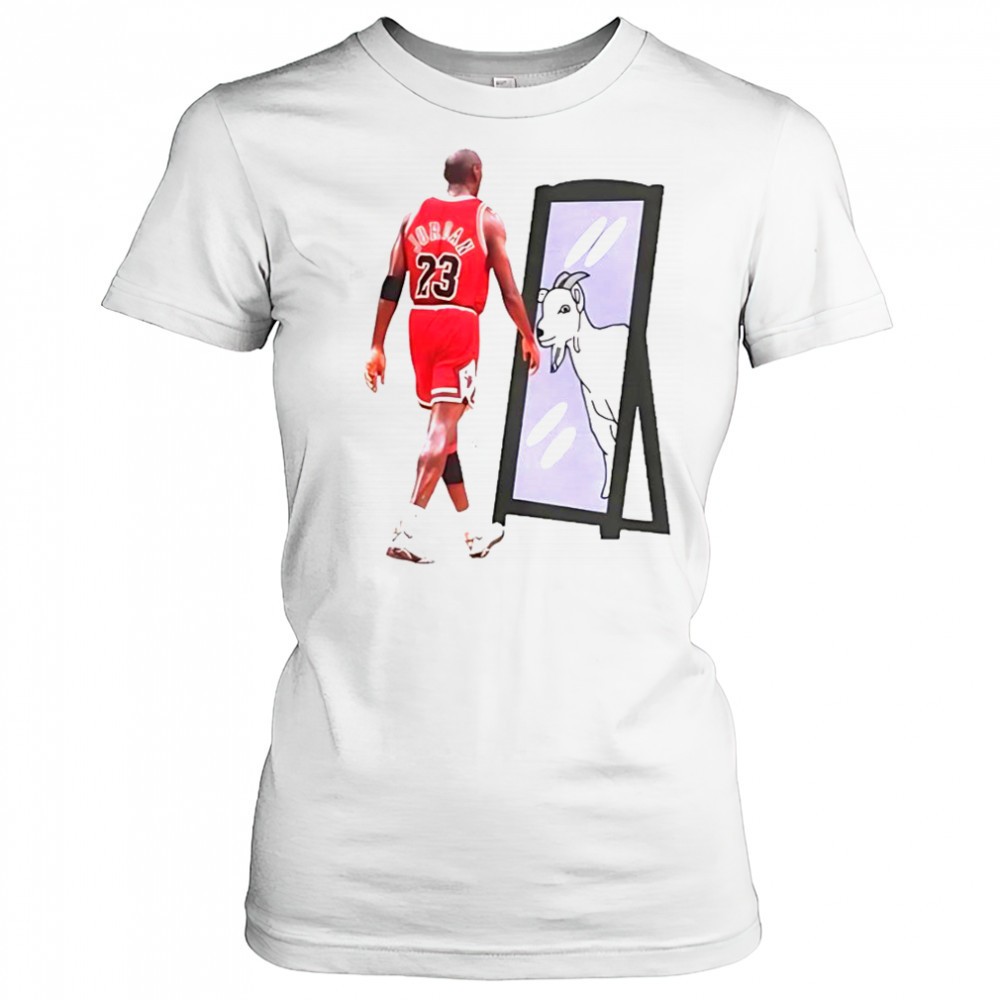 michael-jordan-goat-mirror-t-shirt-cbkeun2u Michael Jordan Goat Mirror T-Shirt