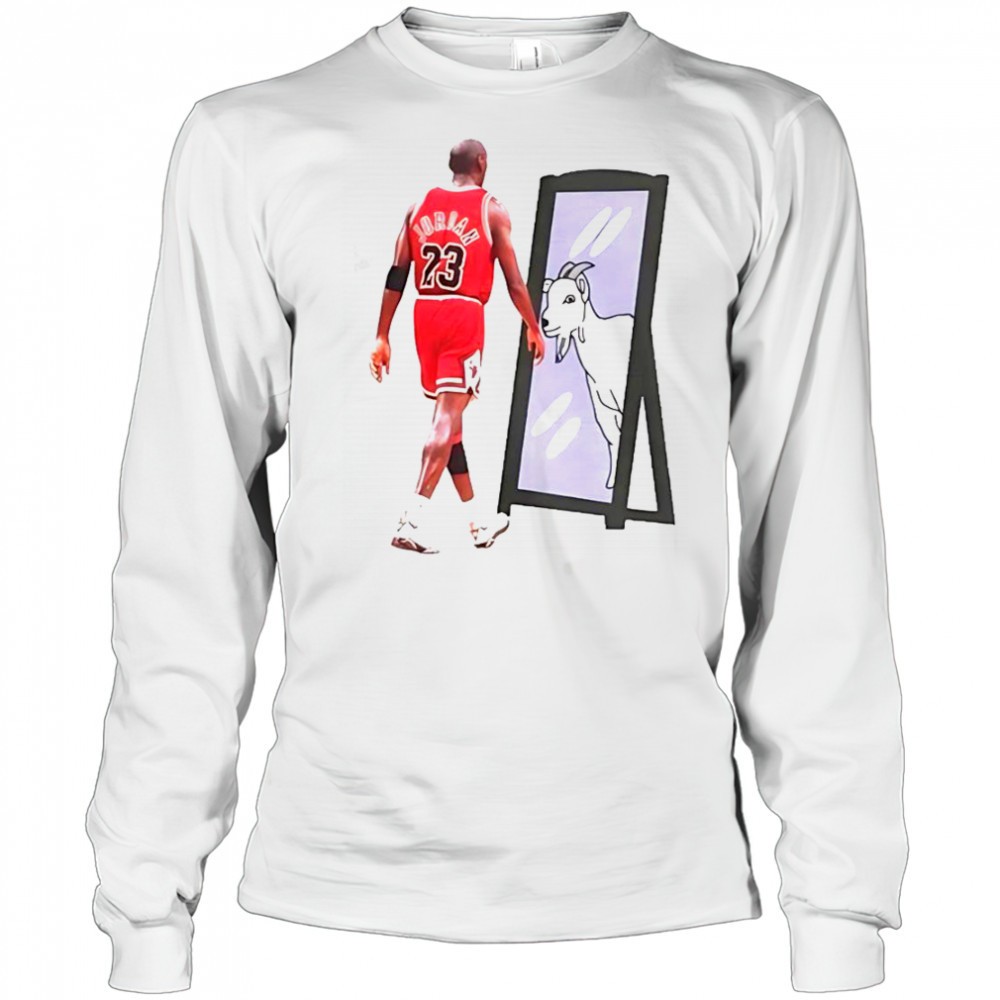 michael-jordan-goat-mirror-t-shirt-cbkeun2u Michael Jordan Goat Mirror T-Shirt