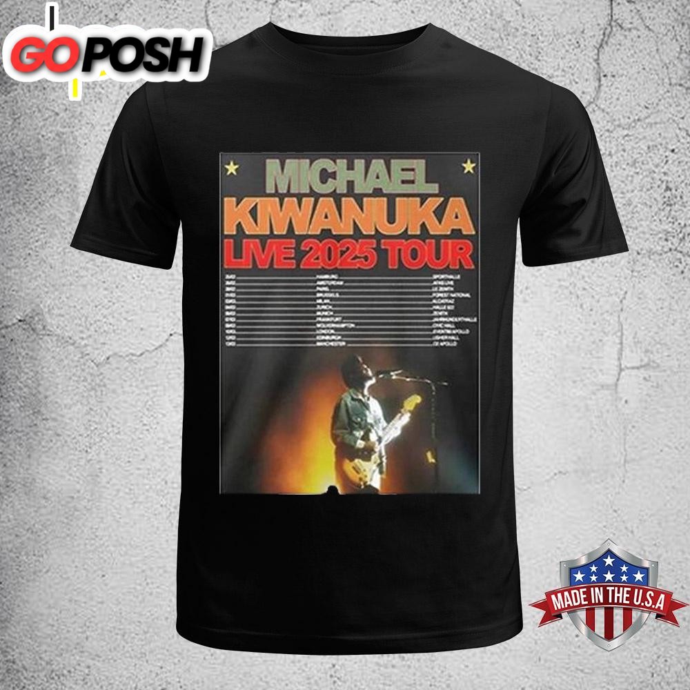 Michael Kiwanuka Live Tour 2025 Unisex T-Shirt