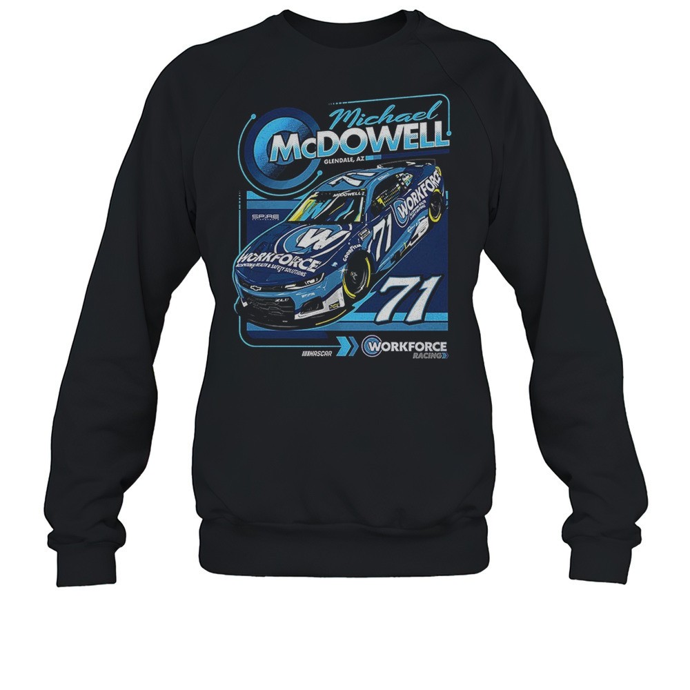 Michael McDowell Workforce Racing Car Number 71 NASCAR Shirt