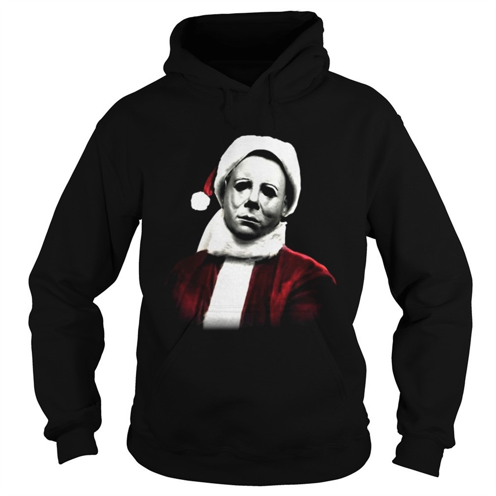 Michael Myers Santa Hat Christmas shirt