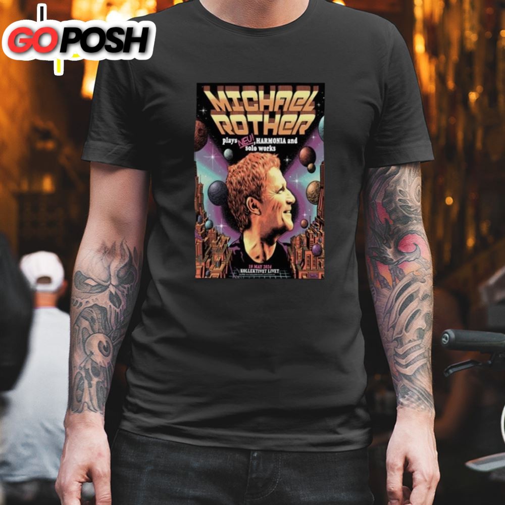 Michael Rother Concert Kollektivet Livet Stockholm Sweden May 18 2025 T-Shirt