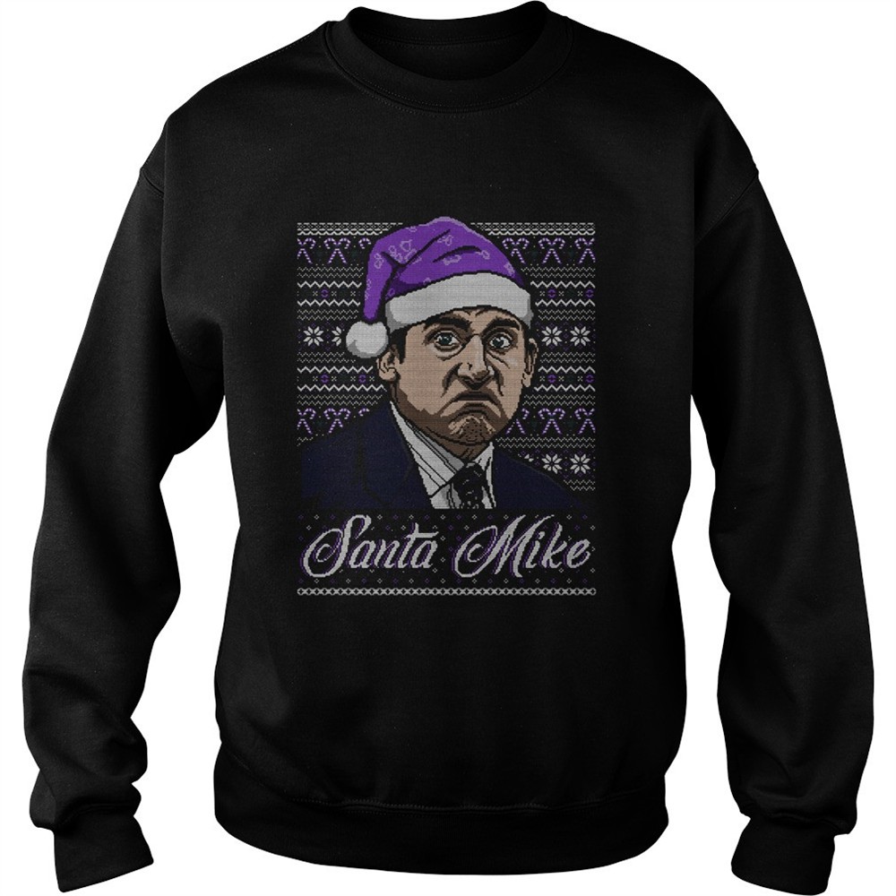 Michael Scott Santa Mike Ugly Christmas shirt