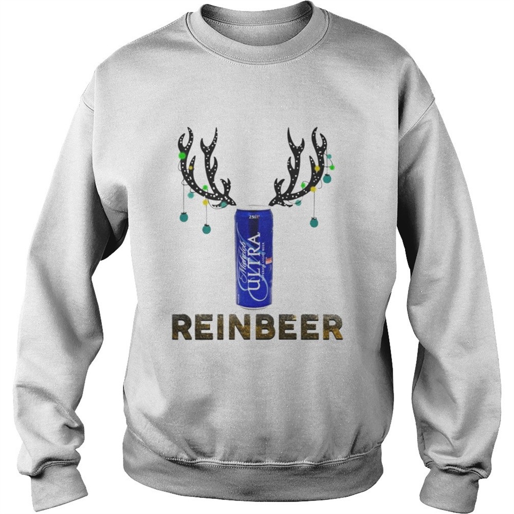 Michelob Ultra Reinbeer Christmas sweat shirt