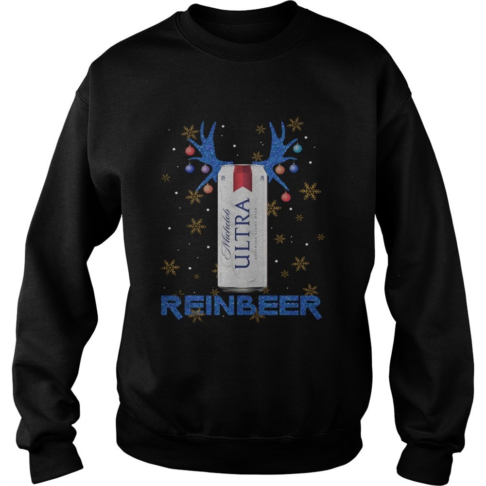 Michelob Ultra Superior Light Beer Reinbeer Christmas shirt
