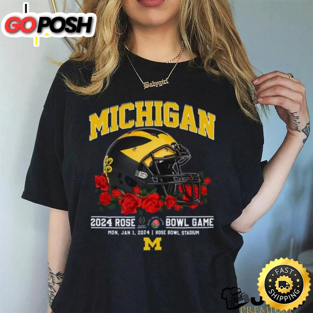 Michigan 2025 Rose Bowl Game Mon, Jan 1, 2025 Rose Bowl Stadium T Shirt