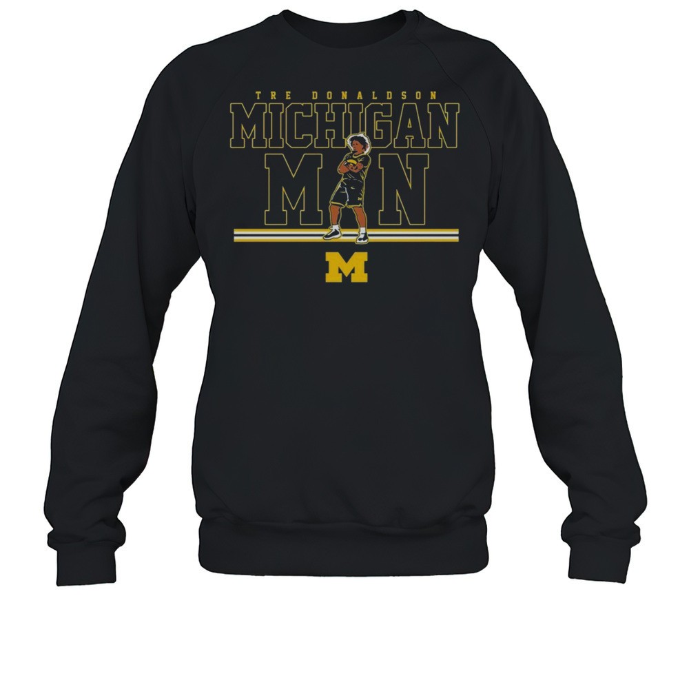 Michigan Basketball Tre Donaldson Michigan Man 2025 Shirt