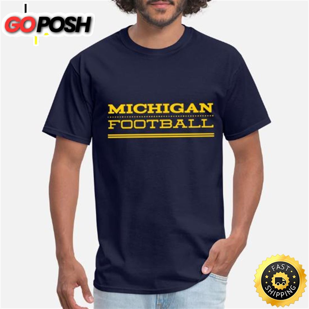 Michigan Football T-Shirt – Design Mens T-Shirt
