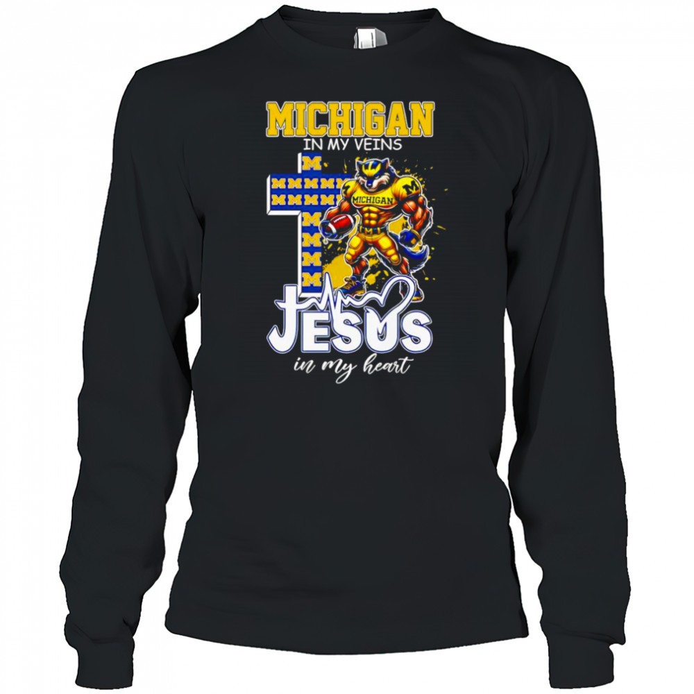 michigan-in-my-veins-jesus-in-my-heart-mascot-shirt-qpl20pz4 Michigan in my veins Jesus in my heart mascot shirt