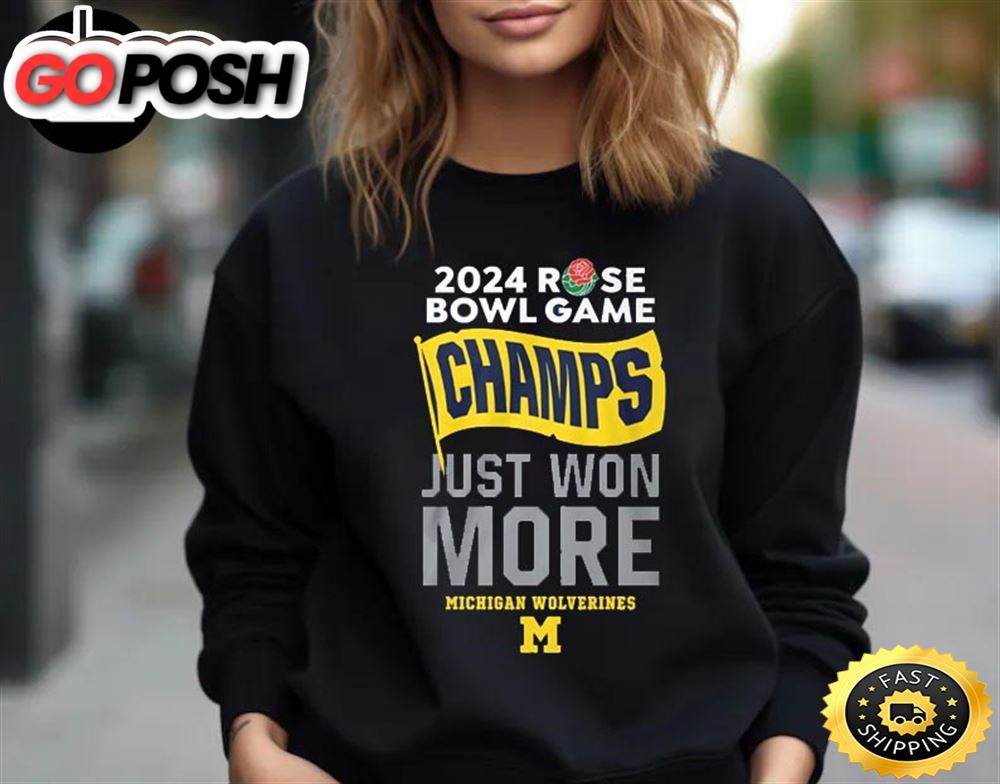 Michigan Rose Bowl Champions 2025 Just Won More Unisex T-Shirt